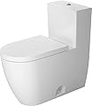 Duravit, 2173010001, ME by Starck 0.92/1.32 GPF Dual Flush One Piece Elongated Chair Height Toilet with Top Flush Button - Less Seat, White