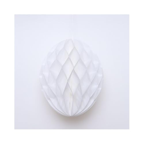 6Pcs Large Size Paper Flower Balls Craft Hanging Pompoms Party Dance Wedding Birthday Home Decoration with Honeycomb Flower Balls Tissue Honeycomb Paper Flower Balls -  Cenunxu, QDL-III-041