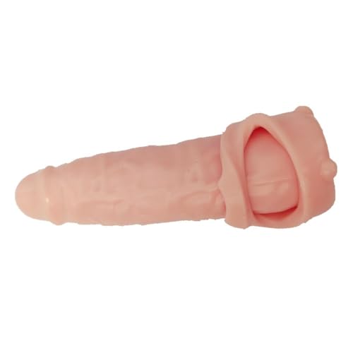 Generic HZ-02 Bigger 12Inch New Soft Texture Sleeve Extender Sheath For Men Male Enhancement Extension Sleeve Flesh cover