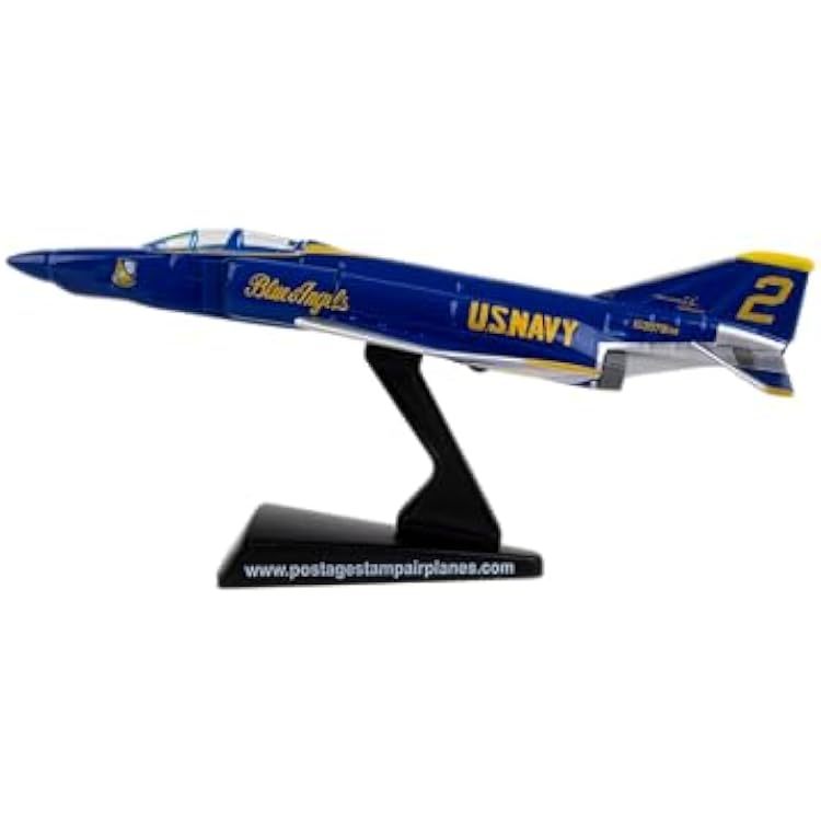 Daron Postage Stamp F4 Phantom II 1/155 Blue Angels