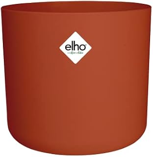 Elho B.for Soft Round 18 - Flowerpot - Brique - Indoor - Ø 18.3 x H 16.8 cm
