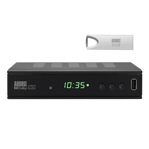 August DVB415 Freeview Set Top Box Recorder