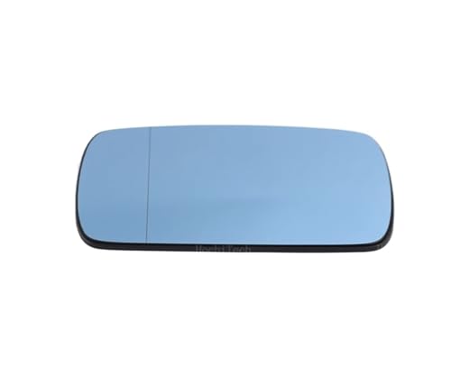 Miroir de rétroviseur chauffant bleu gauche pour BMW E46 Compact