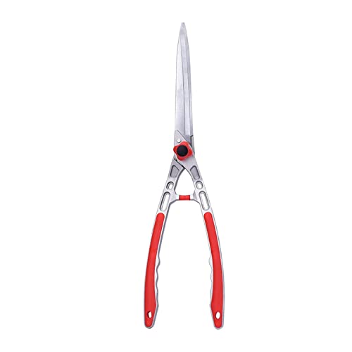 XAoSCd Garden Hedge Shears Gardening Tools, Professional Hedge Shears With Aluminum Handle Comfort Grips For Trimming Borders Boxwood And Bushes Hedge Gardening Shears,