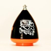 Trompos Space SL Spin Top Xtreme Roller - Bearing Tip SpinTop -Orange with Black