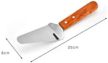 Image of Pie Server with Wood Handle, Stainless Steel Blade Cake Server /Pizza Server (Pack of 1)