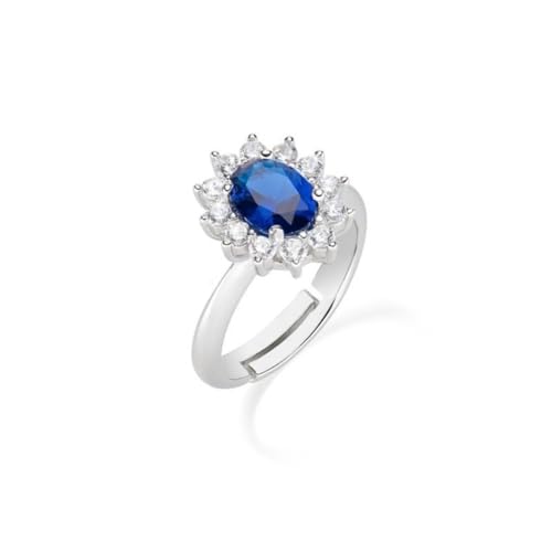 Bague Royal Zircon Bleu AMEN sublime vos tenues de soirée
