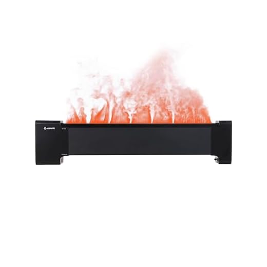 AIRMATE Radiador Eléctrico de Bajo Consumo de 113 cm, con Efecto llama y Humidificador Panel LED Calentamiento Rápido y Silencioso 2000W Chimenea Eléctrica Decorativa, Ideal Para el Hogar y La Oficina
