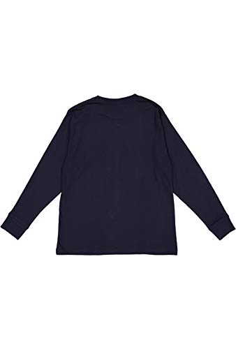 Image of LAT Youth 100% Cotton Jersey Crew Neck Long Sleeve Tee (6201)