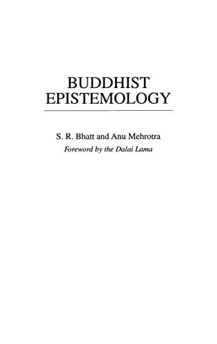 Buddhist Epistemology (Contributions in Philosophy Book 75)