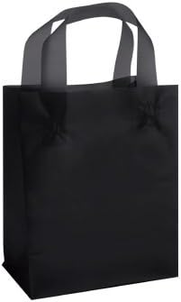 black plastic bags with handles