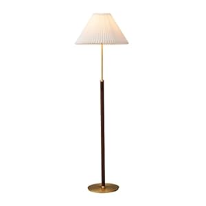 Flashing Walnut floor pavimento nordico retrò lampada da terra ragazza decora lampada da terra Studio soggiorno (Size : 26 * 146CM)