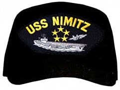 USS Nimitz with 5 Stars Ships Ball Cap