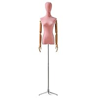Mannequin Couture Métal Réglable Avec Support 3 Pieds - Buste Décoratif Pour Vitrine Et Atelier