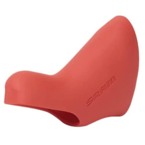 Apoyamanos manetas rouge couvre cocottes vélo route en gomme caoutchouc