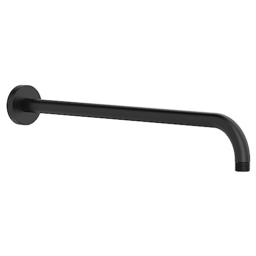 American Standard 1660118.243 18-Inch Wall Mount Right Angle Shower Arm, Matte Black