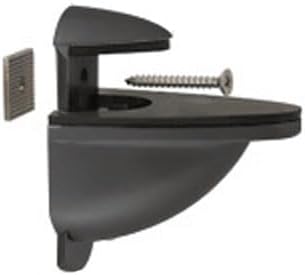 CRL Black Heavy-Duty Adjustable Shelf Bracket - Pack of 2 Brackets