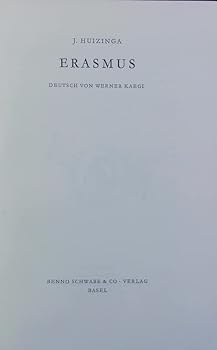 Hardcover Erasmus; Deutsch von Werner Kaegi (--Switzerland--) [German] Book