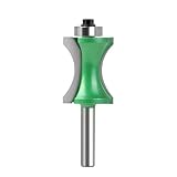 1pcs 8mm Shank Half Round bit Convex Edging Bits for Wood end Mill Woodworking Tool Industrial Grade milling Cutter(8X16)