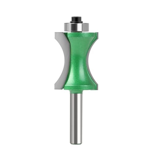 1pcs 8mm Shank Half Round bit Convex Edging Bits for Wood end Mill Woodworking Tool Industrial Grade milling Cutter(8X16)