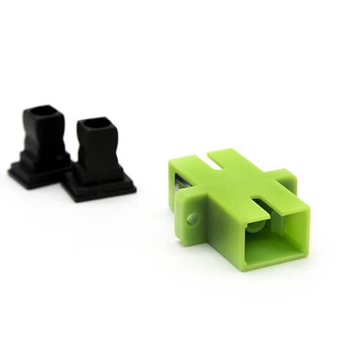 CABLEPELADO SC-APC Singlemode Simplex Glasfaserkoppler | LWL-Spleißen | SC/APC auf SC/APC Simplex | Ermöglicht Simplex Mono-Modus (MM) Kabelspleiß