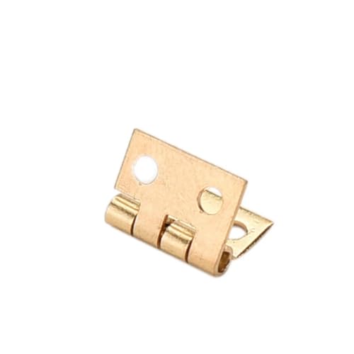 Mini charnière plaquée cuivre pour restaurer un coffret ou meubler une maison de poupée