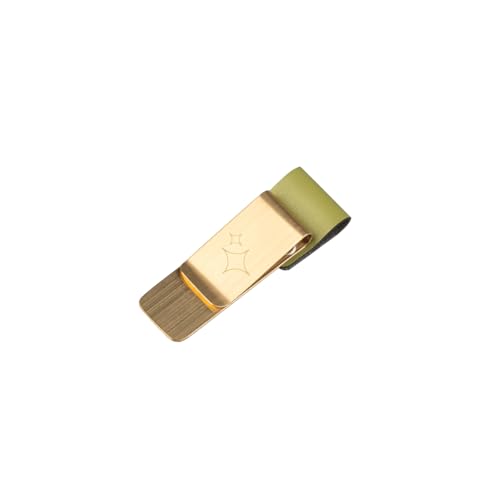 Kokonote Klips do długopisu, pistacjowe pesto, uchwyt na długopis do notatnika, planera, pamiętnika, ze sztucznej skóry, 7 x 2,5 cm, klips na długopis, szlufka na ołówek