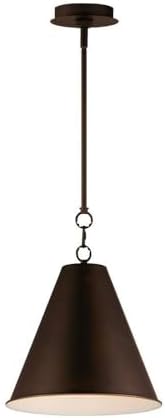 Maxim Veritas - 1 Light Pendant-15.5 Inches Tall and 12 Inches Wide-Chestnut Bronze Finish