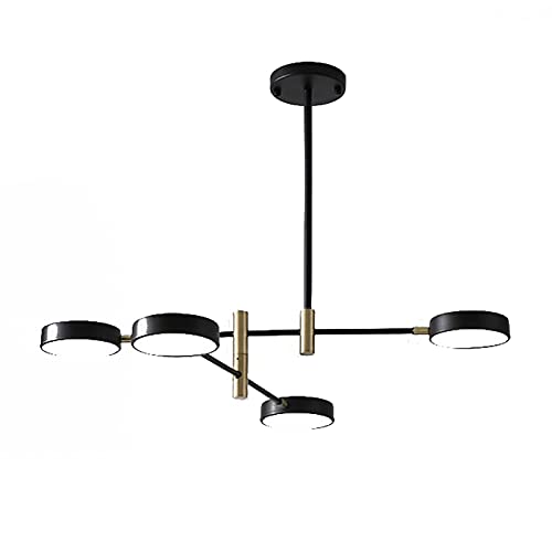 Chandelier LED Nordique avec lampe à manger créative et luminaire de salon suspendu 89cm
