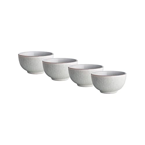 BUTLERS Schalen 200ml 4er Set Suppenteller HENLEY Steinzeug Geschirr Suppenschüssel | Müslischale | Landhausstill reaktive Glasur | Mikrowellen- & spülmaschinenfest