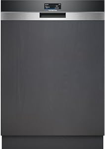 Siemens SN57TS00CE, iQ700, Geschirrspüler Teilintegriert, Home Connect, Spülmaschine Made in Germany, Besteckschublade, Zeolith Trocknung, varioSpeed, Intelligent Programm, glassZone, openAssist