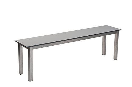 RAJESH METAL CORPORATION-Stainless Steel Bench, WithouUt Backrest, 3 Seater