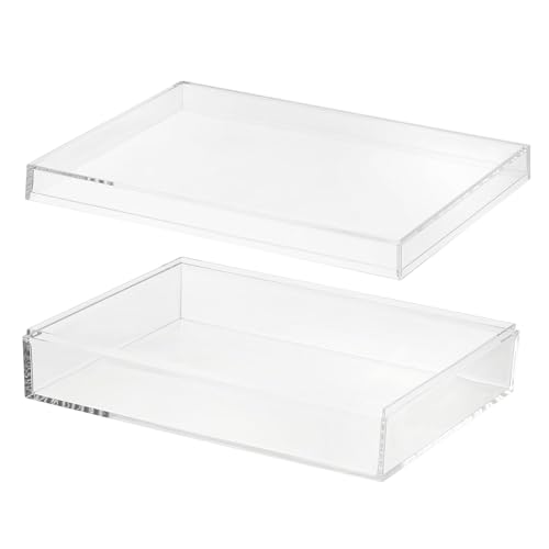 PATIKIL Acrylic Box with Lid 7.87" x 5.91" x 1.97",