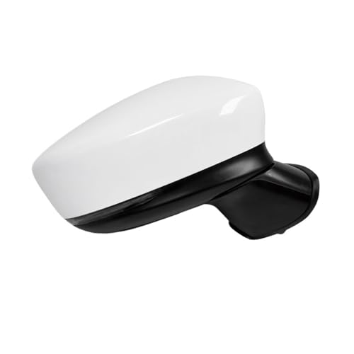 車のミラー用マツダ 3 アクセラ 2017 2018 2019 バックミラー Assy ドアウイングサイドミラー信号ランプ(8Pins white Right)