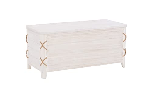 Powell Phillip White Cedar Chest with Rope Detailing
