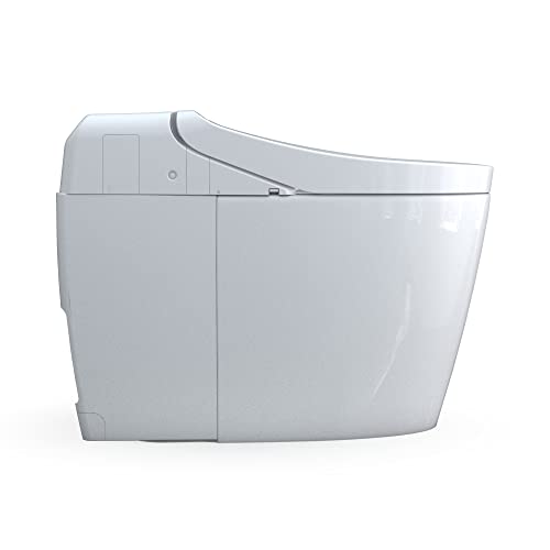 Toto MS922CUMFG#01 Totms922Cumfg01 Washlet G450 0.8/1 Gpf Dual Flush One Piece Elongated Chair Height Toilet - Bidet Seat Included Cotton thumb #24