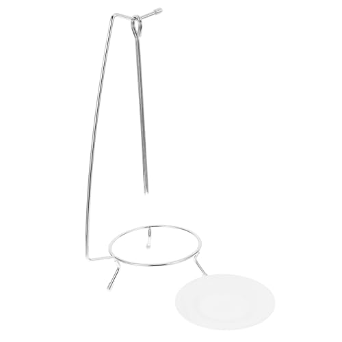 Warmhm Supporto Per Spiedini in Acciaio Inossidabile Gancio Per Spiedini Per Barbecue Portatile Fornitura Per Barbecue Per Campeggio e Pranzo All'aperto