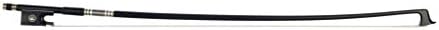 SURVEAL Professional Carbon Fiber Violin Bow Ebony Frog Carved with White Mongolia Horse Tail Warm Tone Acro de violino Size 4/4