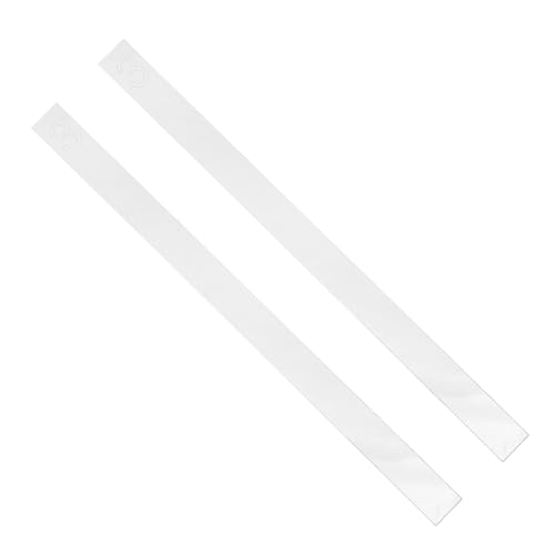 FOMIYES Lot De 2 Règles D’Épaisseur De Pâte En Acrylique Transparent 30 Cm Outil De Mesure Pour Biscuits Fondant Et Pâtisserie Guide De Nivellement Pour Une Épaisseur Régulière