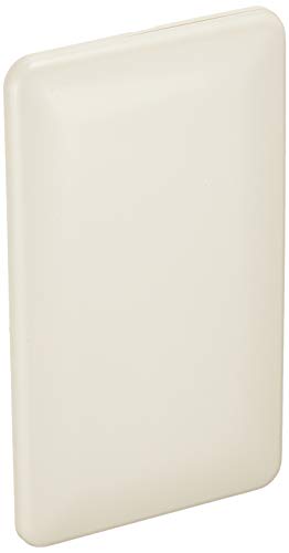 Panasonic WN6091W Full Color Modern Plate 1 Row Cover Plate, Milky White, Pack of 10