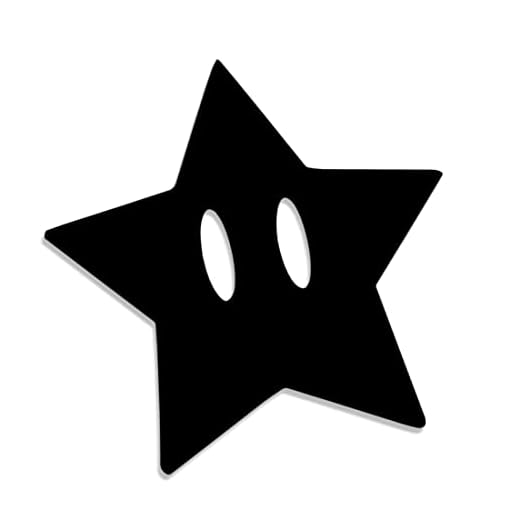 Decus Super Mario Star // Pegatina OEM JDM Style