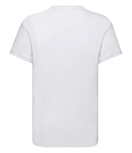 Miniatura 3 de Fruit Of The Loom - Camiseta De Manga Corta Original Niños 9-11 Años Blanco