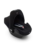 Oryginalny pokrowiec Dooky Seat Cover Uni Black do fotelika dla niemowląt rozmiar uniwersalny, odpowiedni do 3 i 5-punktowego systemu pasów samochodowych, dla grupy wiekowej 0+, czarny