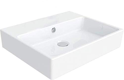 WS Bath Collections 50.40B.00 Simple Bathroom Sink, White