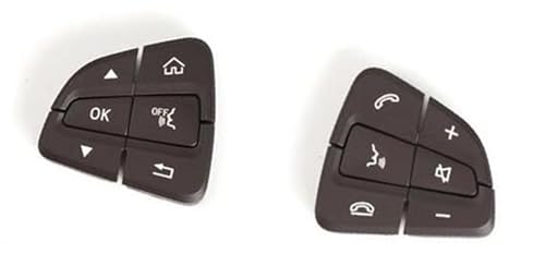 ZAPYVET Botón de control de crucero del automóvil, for Mercedes, for Benz, W253 GLC Clase C W205 Interruptor de botones del volante Interruptor de control multifunción del automóvil 0999050200 0999050