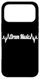 Fácil instalación Carcasa para iPhone 17 Pro MAX Drum Music Heartbeat ECG Drum Músico Trap Set