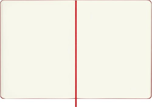 Carnet blanc tres grand format rigide scarlet pour dessin et notes - 5