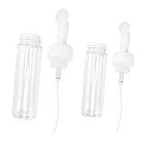 Alipis 2 Stück Teiliges Transparente Schaumpumpflasche mit Bürstenkopf Nachfüllbarer...