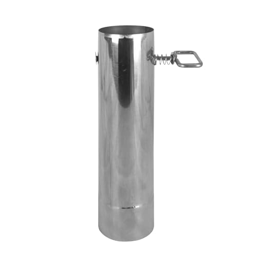 - Tubo de acero inoxidable, accesorio ajustable para estufa de camping | Quemador de madera portátil para senderismo, conexión antiescaldaduras, accesorio portátil para exteriores