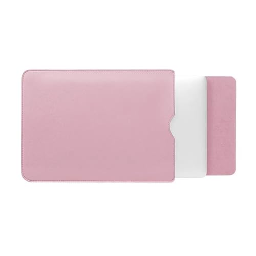13/15 inch Ultra Thin PU Leather Laptop Bag Sleeve Case Shockproof Notebook Computer Cover Pouch for Ultra-thin Laptop Sleeve(Light Pink,13 inch) 13/15 inch Ultra Thin PU Leather Laptop Bag Sleeve Case Shockproof Notebook Computer Cover Pouch for Ultra-thin Laptop Sleeve(Light Pink,13 inch)